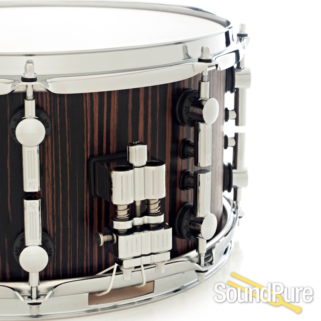 Sonor 7x13 SQ2 Heavy Beech Snare Drum- Ebony — image 3