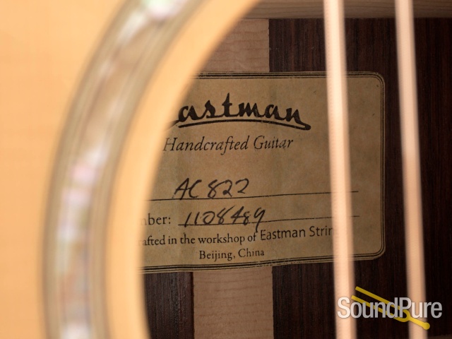 Eastman AC822 Spruce/Rosewood Acoustic #1108489 - Used — image 11