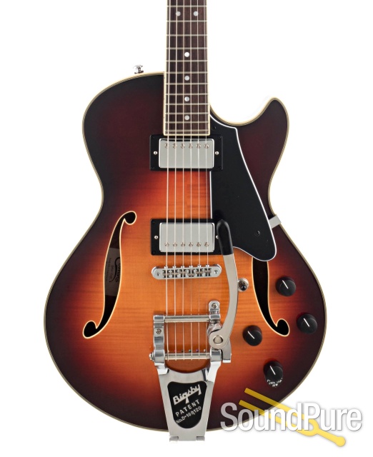 Comins GCS-1 Bigsby Violin Burst Semi-Hollow #112263 — image 1