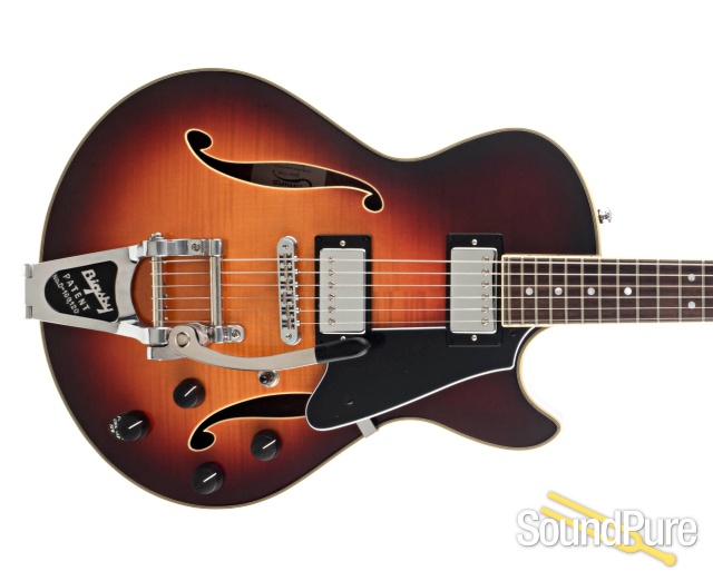 Comins GCS-1 Bigsby Violin Burst Semi-Hollow #112263 — image 9