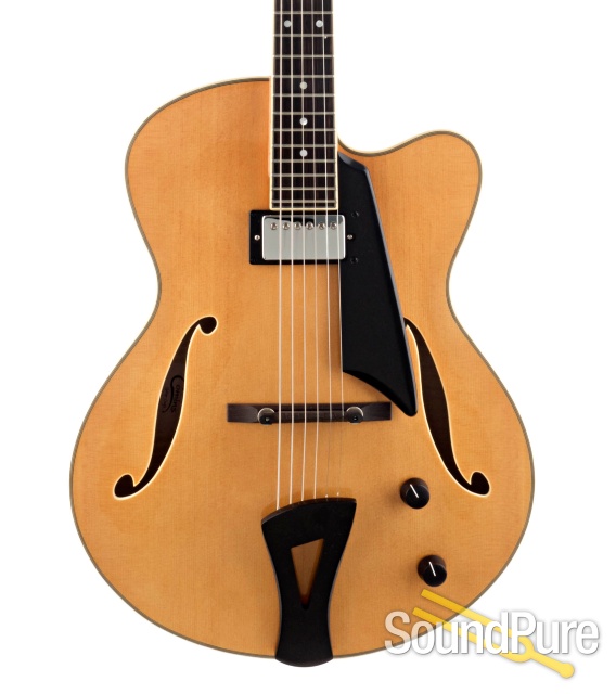 Comins GCS-16-1 Spruce/Flame Maple Blond Archtop #118053 — image 1