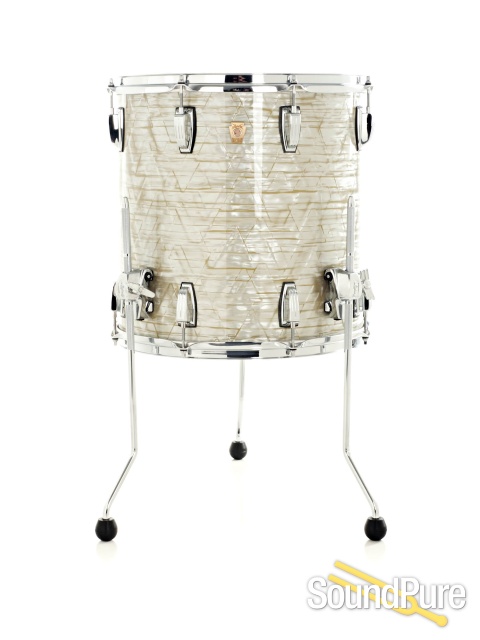 Ludwig 3pc Classic Maple Fab Drum Set Olive Pearl — image 5
