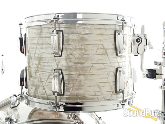 Ludwig 3pc Classic Maple Fab Drum Set Olive Pearl — image 7