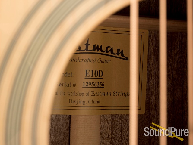 Eastman E10D Addy/Mahogany Acoustic Guitar #12956256 — image 6
