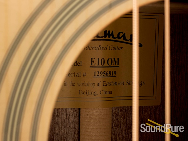 Eastman E10OM Addy/Mahogany Acoustic #12956819 — image 6