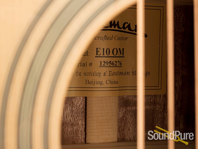 Eastman E10OM Addy/Mahogany Acoustic #12956276 — image 6