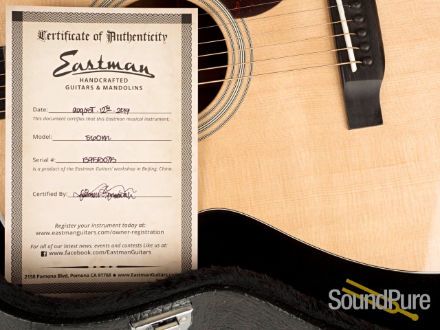 Eastman E6OM Sitka/Mahogany Acoustic Guitar #13955075 — image 7