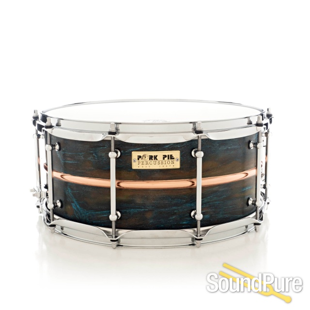 Pork Pie 6.5x14 Copper Patina Snare Drum