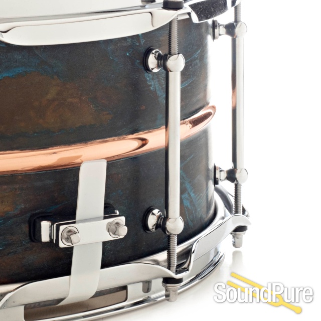 Pork Pie 6.5x14 Copper Patina Snare Drum — image 3