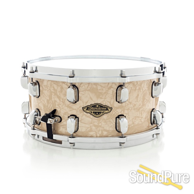 Tama 6.5x14 Starclassic Walnut/Birch Snare Vintage Pearl — image 1