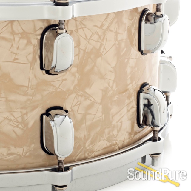 Tama 6.5x14 Starclassic Walnut/Birch Snare Vintage Pearl — image 4