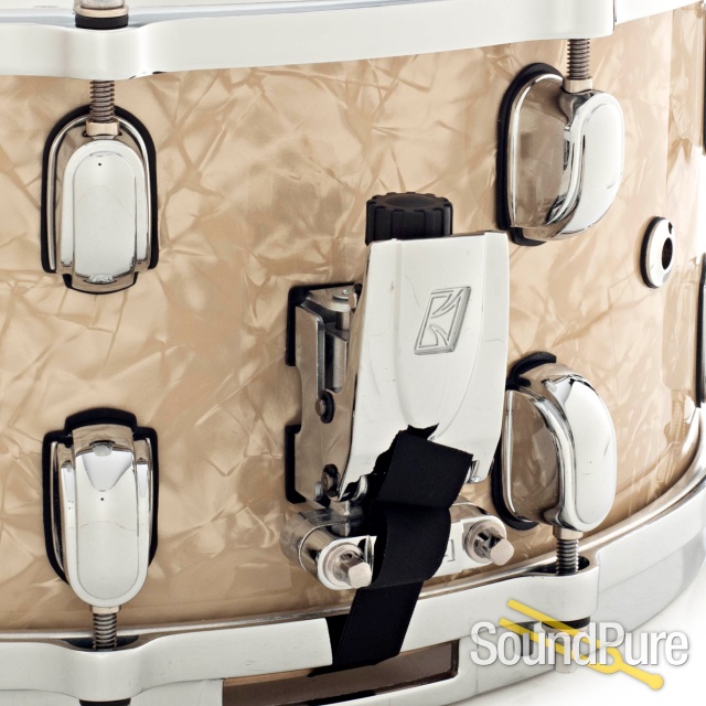 Tama 6.5x14 Starclassic Walnut/Birch Snare Vintage Pearl — image 5