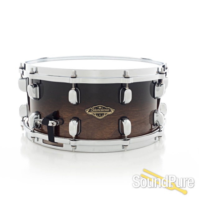 Tama 6.5x14 Starclassic Walnut/Birch Snare Mocha Fade — image 1