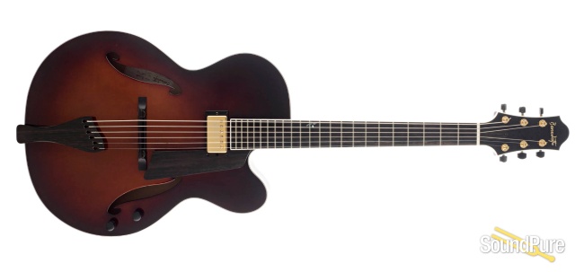 Benedetto Bravo Tobacco Burst Archtop #52572 - Used — image 8