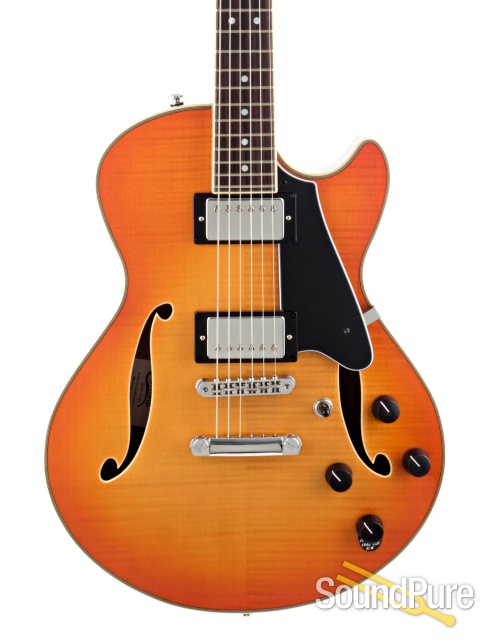 Comins GCS-1 Tangerine Burst Semi-Hollow Electric #112270 — image 1