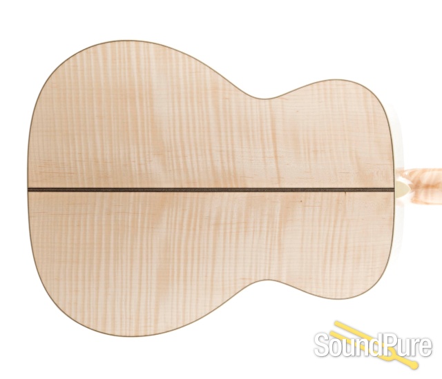 Santa Cruz OM Grand German Spruce/Flamed Maple Acoustic #327 — image 8