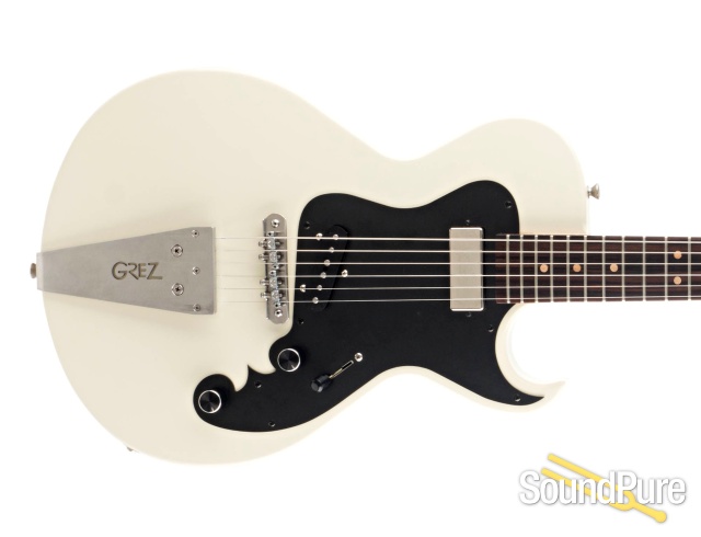 Grez Guitars The Folsom Light Creme Electric Guitar #1908A — image 9