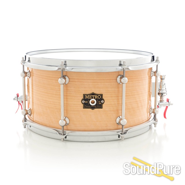 Metro 7x14 Crabapple 12Ply Snare Drum Natural Gloss — image 1