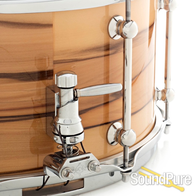Metro 7x14 Blackbutt 16 Ply Snare Drum Blackheart Gloss — image 5