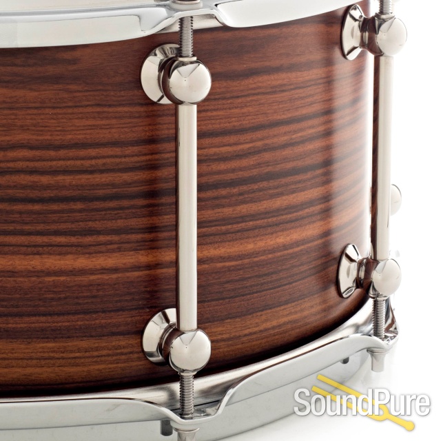 Metro 6.5x14 Tasmanian Blackwood Ply Snare Drum Rosewood — image 4