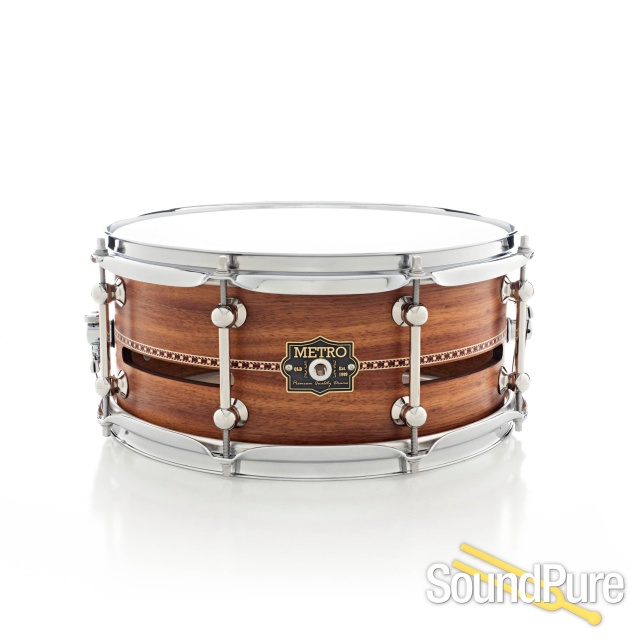 Metro 6x13 Tasmanian Blackwood Ply Snare Drum Rosewood — image 1