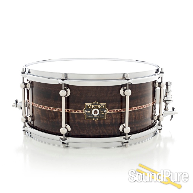 Metro Drums 6.5x14 Turpentine Stratosonic Ply Snare Drum — image 1