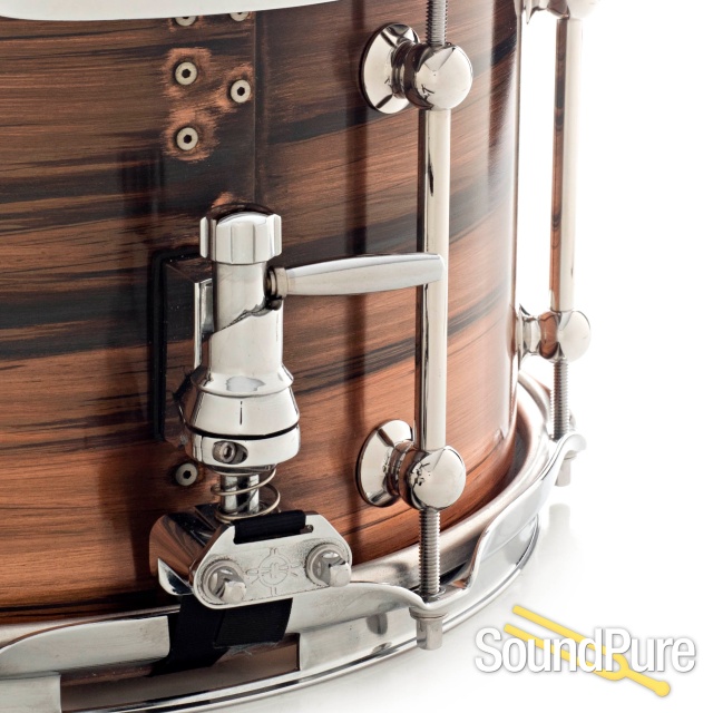 Metro 7.5x13 Copper Snare Drum w/Jatoba Rings — image 5