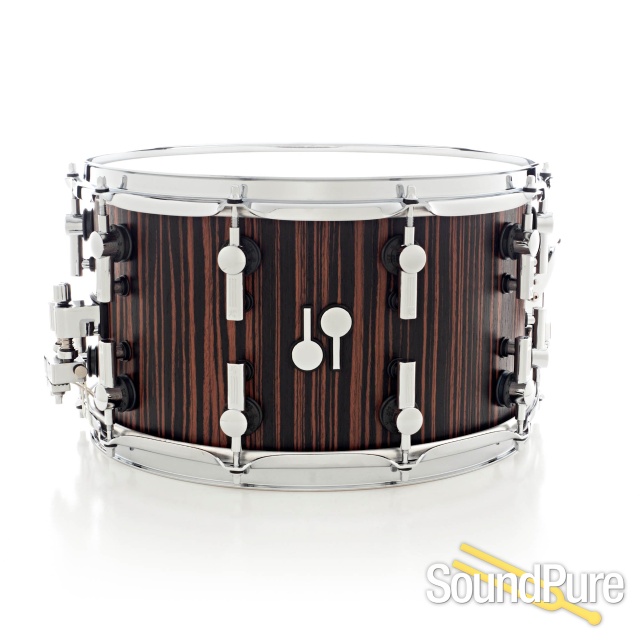 Sonor 8x14 SQ2 Heavy Beech Snare Drum- Ebony — image 1