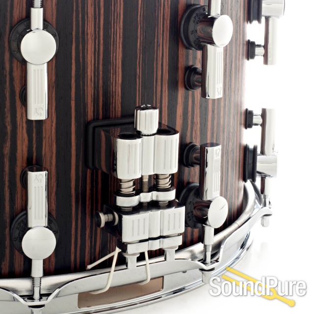 Sonor 8x14 SQ2 Heavy Beech Snare Drum- Ebony — image 3
