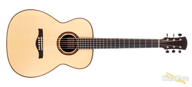 Bresnan OM Adirondack/Brazilian Acoustic Guitar #0801 - Used — image 9