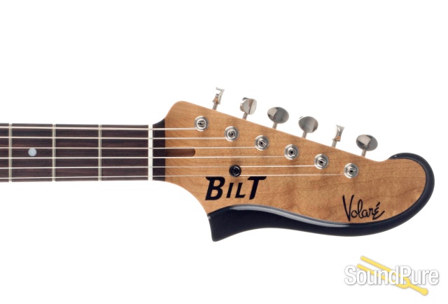 BilT Volare Flat Top Black Semi-Hollow Electric #19607 — image 3