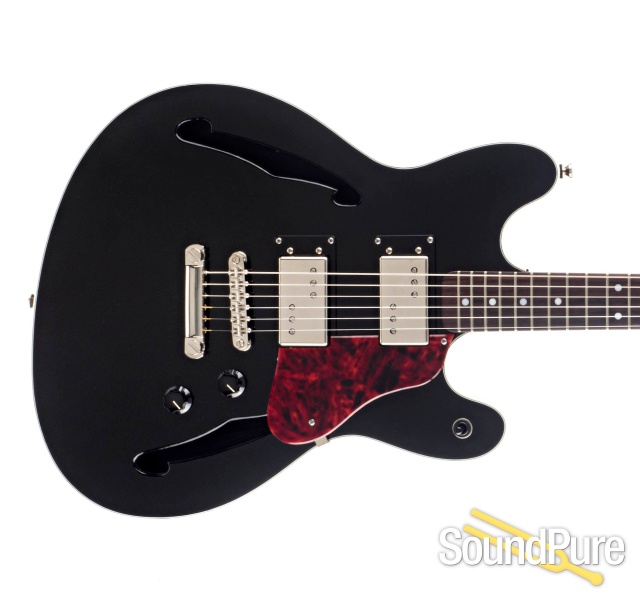BilT Volare Flat Top Black Semi-Hollow Electric #19607 — image 9