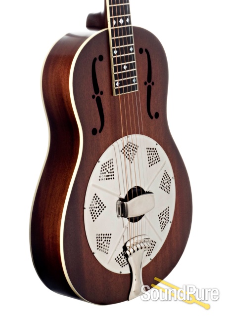 National M2 Mahogany 12-Fret Resonator Guitar #22931 — image 2
