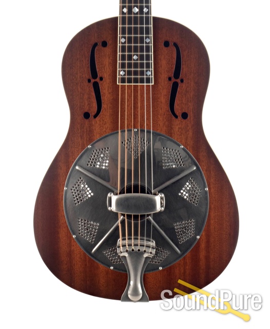 National M2 Mahogany 12-Fret Resonator Guitar #22931