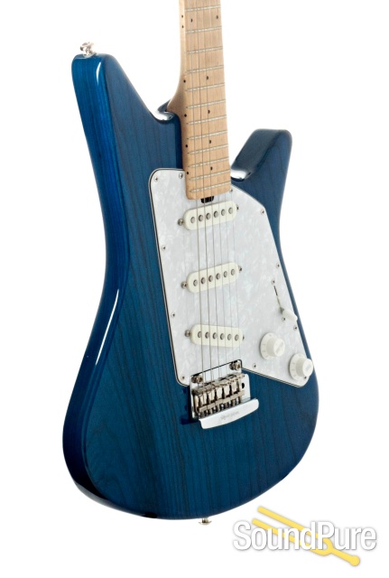 Ernie Ball Music Man Albert Lee Trans Blue #G73640 - Used — image 3