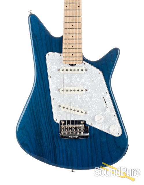 Ernie Ball Music Man Albert Lee Trans Blue #G73640 - Used — image 1