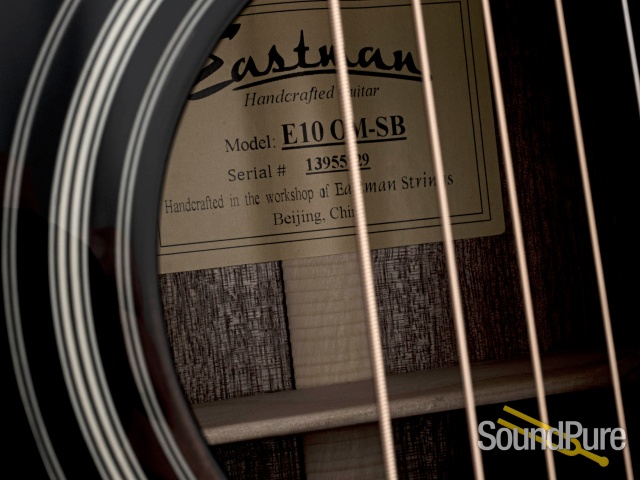 Eastman E10OM-SB Adirondack/Mahogany #13955929 — image 6