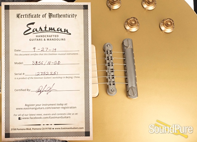 Eastman SB56/N-GD Electric Guitar #12752251 — image 6