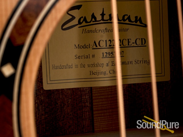 Eastman AC122-2CE Cedar/Sapele #12957007 — image 6