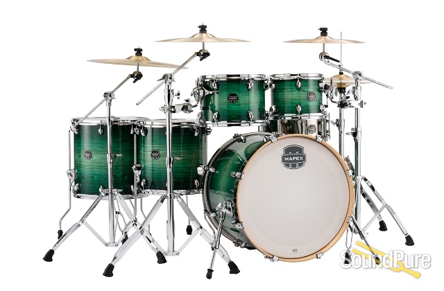 Mapex 6pc Armory Studioease Shell Pack Emerald Burst AR628SF — image 1