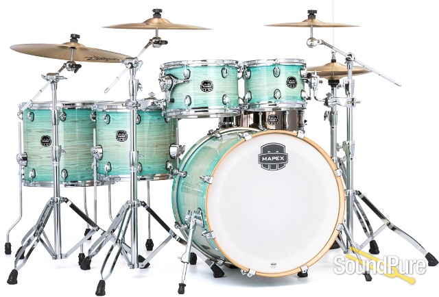 Mapex 6pc Armory Studioease Drum Set Ultramarine AR628SFUCUM — image 1