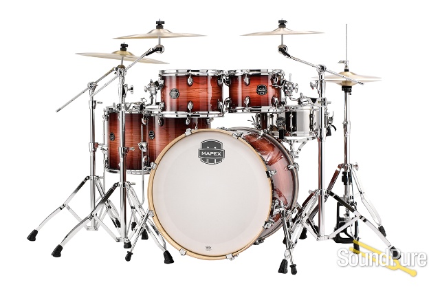 Mapex 6pc Armory Studioease Drum Set Redwood Burst AR628SFUC — image 1