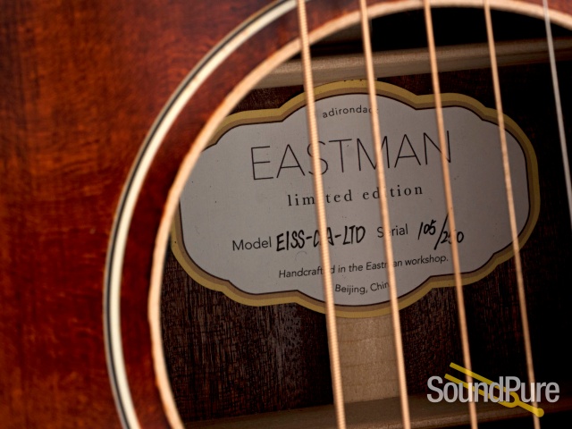 Eastman E1SS-LTD-CLA Adirondack/Sapele #105/250 - Used — image 7