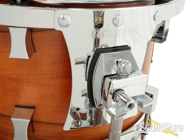 Pork Pie 3pc Maple Drum Set Tineo Veneer Vintage Oil Finish — image 5