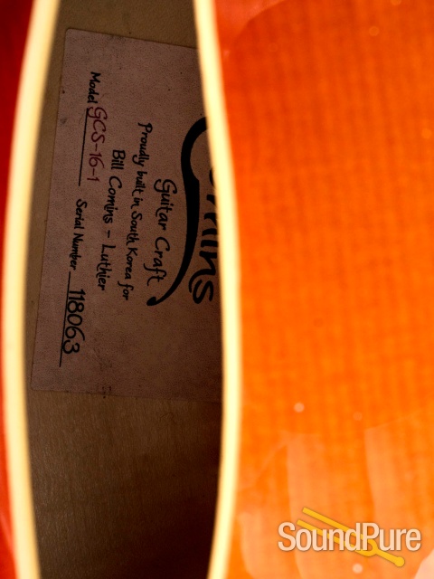 Comins GCS-16-1 Spruce/Maple Autumn Burst Archtop #118063 — image 6