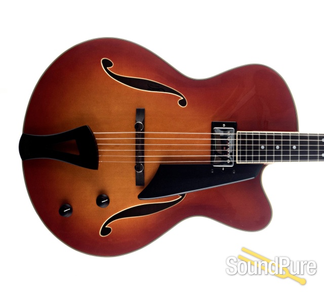 Comins GCS-16-1 Spruce/Maple Violin Burst Archtop #118064 — image 4