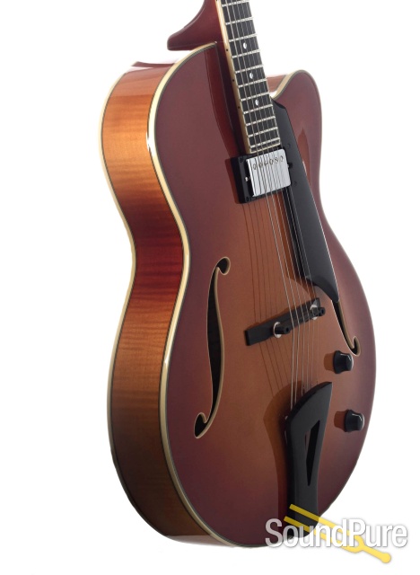 Comins GCS-16-1 Spruce/Maple Violin Burst Archtop #118064 — image 5