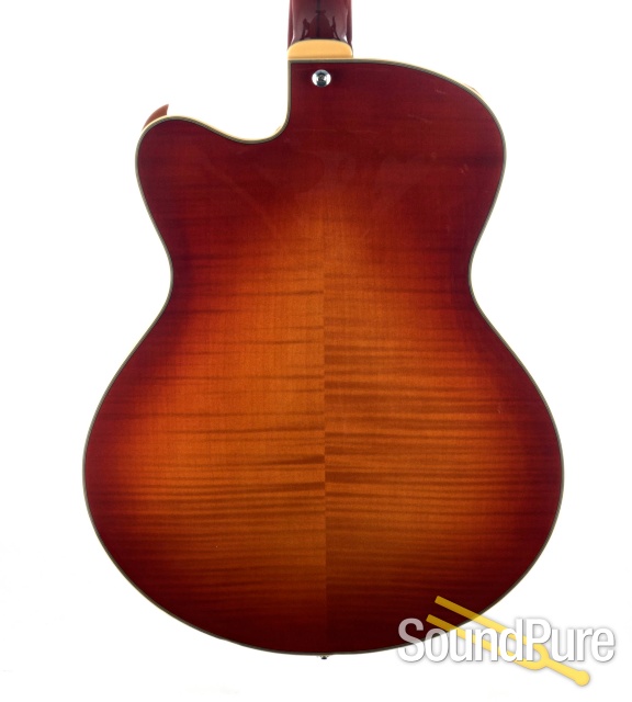 Comins GCS-16-1 Spruce/Maple Violin Burst Archtop #118064 — image 7