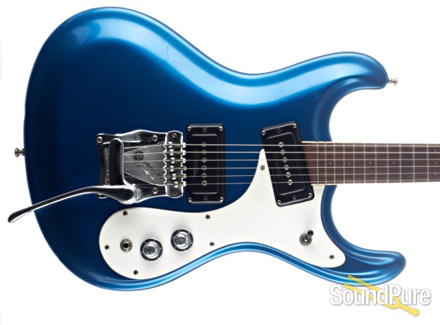 Mosrite Moseley Blue Electric Guitar #V5536 - Used — image 4