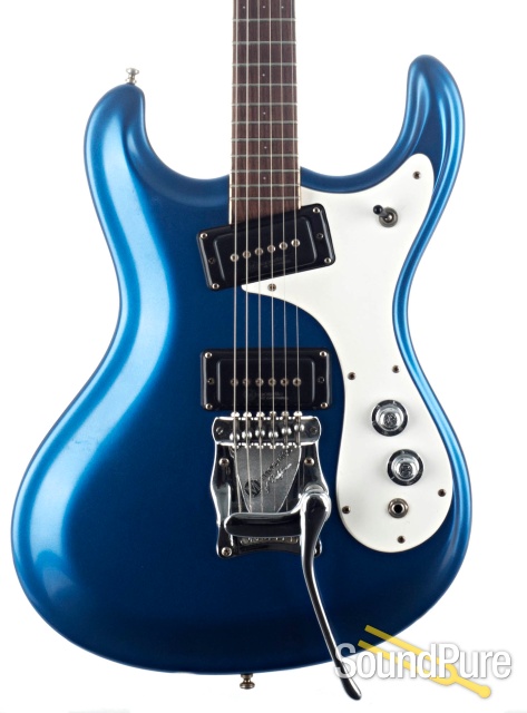 Mosrite Moseley Blue Electric Guitar #V5536 - Used — image 1